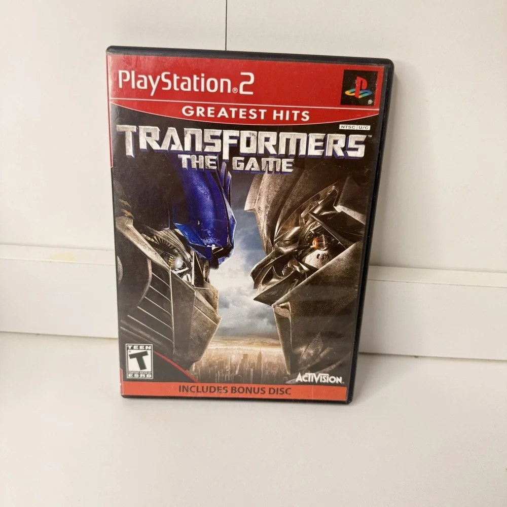 Transformers The Game w/ Bonus Disc PS2 Playstation 2 - TESTED